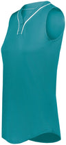 Augusta Sportswear Girls Cutter+ Sleeveless Jersey 6914 TEAL/WHITE S