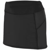 Augusta Sportswear Girls Femfit Skort 2421 BLACK/GRAPHITE S