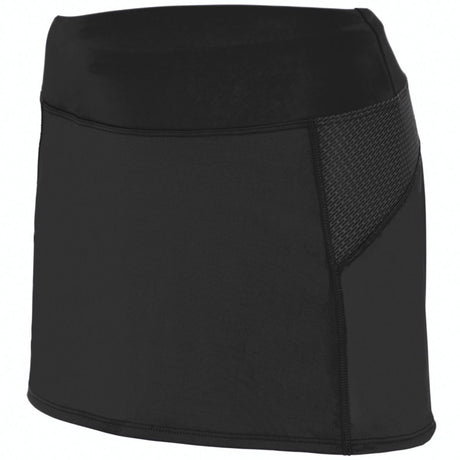 Augusta Sportswear Girls Femfit Skort 2421 BLACK/GRAPHITE S