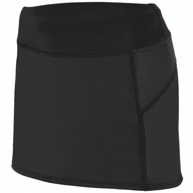 Augusta Sportswear Girls Femfit Skort 2421 BLACK/GRAPHITE S