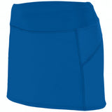 Augusta Sportswear Girls Femfit Skort 2421 ROYAL/GRAPHITE S