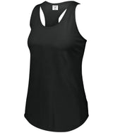 Augusta Sportswear Girls Lux Tri - Blend Tank 3079 BLACK HEATHER S