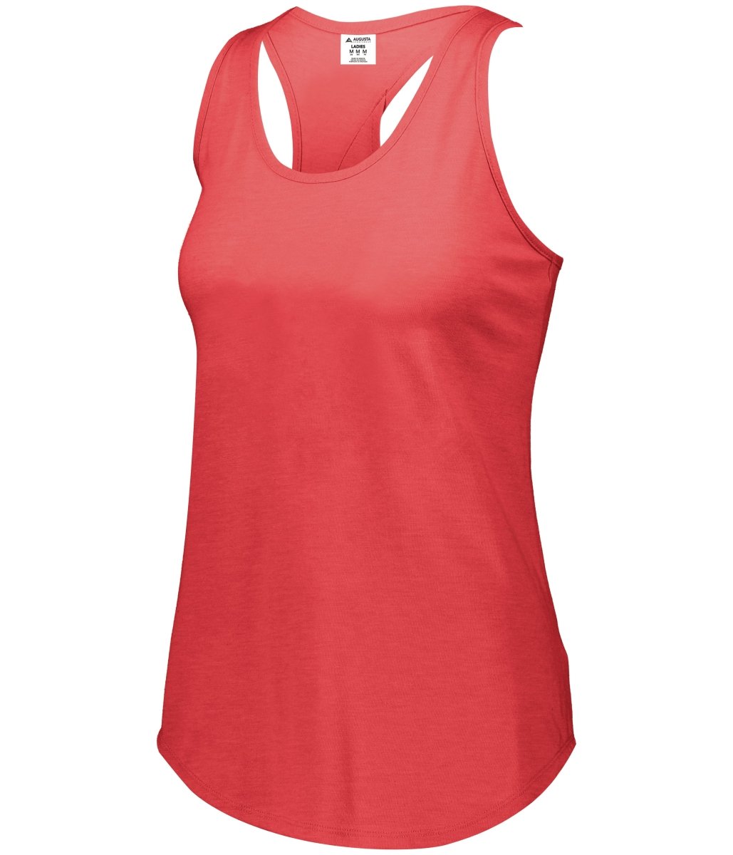 Augusta Sportswear Girls Lux Tri - Blend Tank 3079 RED HEATHER S