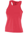 Augusta Sportswear Girls Poly/Spandex Solid Racerback Tank 1203 RED S
