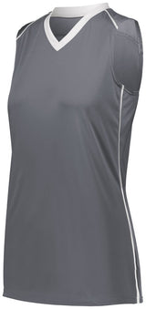 Augusta Sportswear Girls Rover Jersey 1688 GRAPHITE/WHITE S