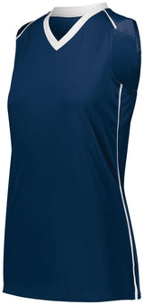 Augusta Sportswear Girls Rover Jersey 1688 NAVY/WHITE S