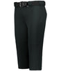 Augusta Sportswear GIRLS SOFTBALL KNICKER 605PKNG BLACK S