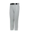 Augusta Sportswear GIRLS SOFTBALL PANT WITH BELT LOOPS 605PBWY GREY (BA) S