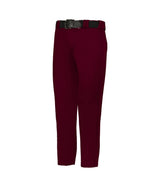 Augusta Sportswear GIRLS SOFTBALL PANT WITH BELT LOOPS 605PBWY LIGHT MAROON (BA) S