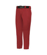 Augusta Sportswear GIRLS SOFTBALL PANT WITH BELT LOOPS 605PBWY RED (BA) S