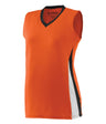Augusta Sportswear Girls Tornado Jersey 1356 ORANGE/BLACK/WHITE S