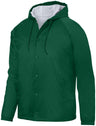 Augusta Sportswear Hooded Coach's Jacket 3102 DARK GREEN S