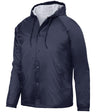 Augusta Sportswear Hooded Coach's Jacket 3102 NAVY S
