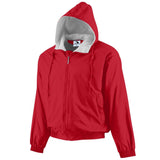 Augusta Sportswear Hooded Taffeta Jacket/Fleece Lined 3280 RED S