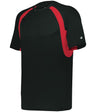 Augusta Sportswear HOOK TEE 414400 BLACK/RED (BA) S