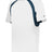 Augusta Sportswear HOOK TEE 414400 WHITE/NAVY (BA) S