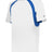Augusta Sportswear HOOK TEE 414400 WHITE/ROYAL (BA) S