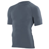 Augusta Sportswear Hyperform Compression Short Sleeve Tee 2600 GRAPHITE S