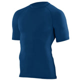 Augusta Sportswear Hyperform Compression Short Sleeve Tee 2600 NAVY S