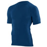 Augusta Sportswear Hyperform Compression Short Sleeve Tee 2600 NAVY S