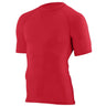 Augusta Sportswear Hyperform Compression Short Sleeve Tee 2600 RED S