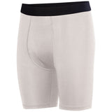 Augusta Sportswear Hyperform Compression Shorts 2615 WHITE S