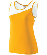 Augusta Sportswear Ladies Accelerate Jersey 354 GOLD/WHITE S