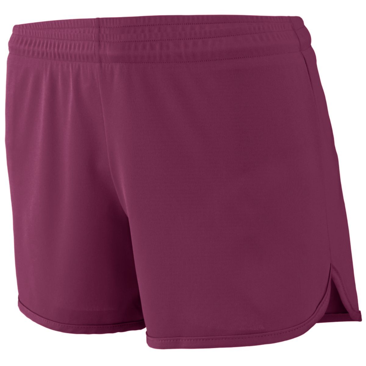 Augusta Sportswear Ladies Accelerate Shorts 357 MAROON S
