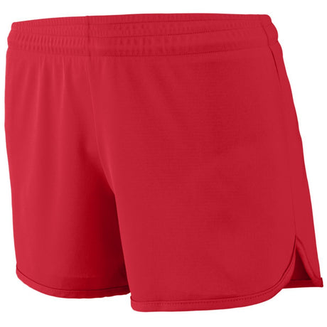 Augusta Sportswear Ladies Accelerate Shorts 357 RED S