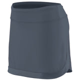 Augusta Sportswear Ladies Action Color Block Skort 2410 GRAPHITE/GRAPHITE S