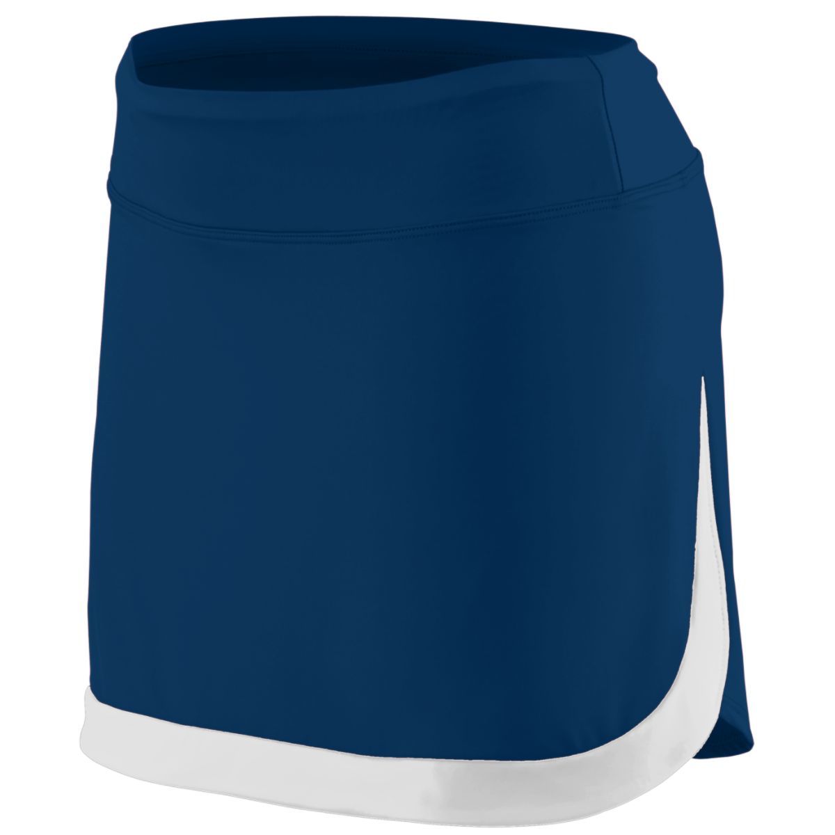 Augusta Sportswear Ladies Action Color Block Skort 2410 NAVY/WHITE S