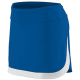 Augusta Sportswear Ladies Action Color Block Skort 2410 ROYAL/WHITE S