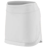 Augusta Sportswear Ladies Action Color Block Skort 2410 WHITE/WHITE S