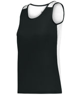 Augusta Sportswear LADIES ARROW MESH BACK SINGLE - Augusta Sportswear 896800 BLACK/WHITE (BA) S
