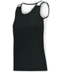 Augusta Sportswear LADIES ARROW MESH BACK SINGLE - Augusta Sportswear 896800 BLACK/WHITE (BA) S