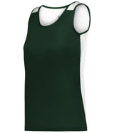 Augusta Sportswear LADIES ARROW MESH BACK SINGLE - Augusta Sportswear 896800 FOREST/WHITE (BA) S