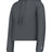 Augusta Sportswear LADIES ATHLETIC FLEECE CROP HOODIE 126100 CHARCOAL (BA) S