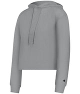 Augusta Sportswear LADIES ATHLETIC FLEECE CROP HOODIE 126100 OXFORD (BA) S