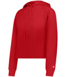 Augusta Sportswear LADIES ATHLETIC FLEECE CROP HOODIE 126100 RED (BA) S