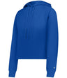 Augusta Sportswear LADIES ATHLETIC FLEECE CROP HOODIE 126100 ROYAL (BA) S
