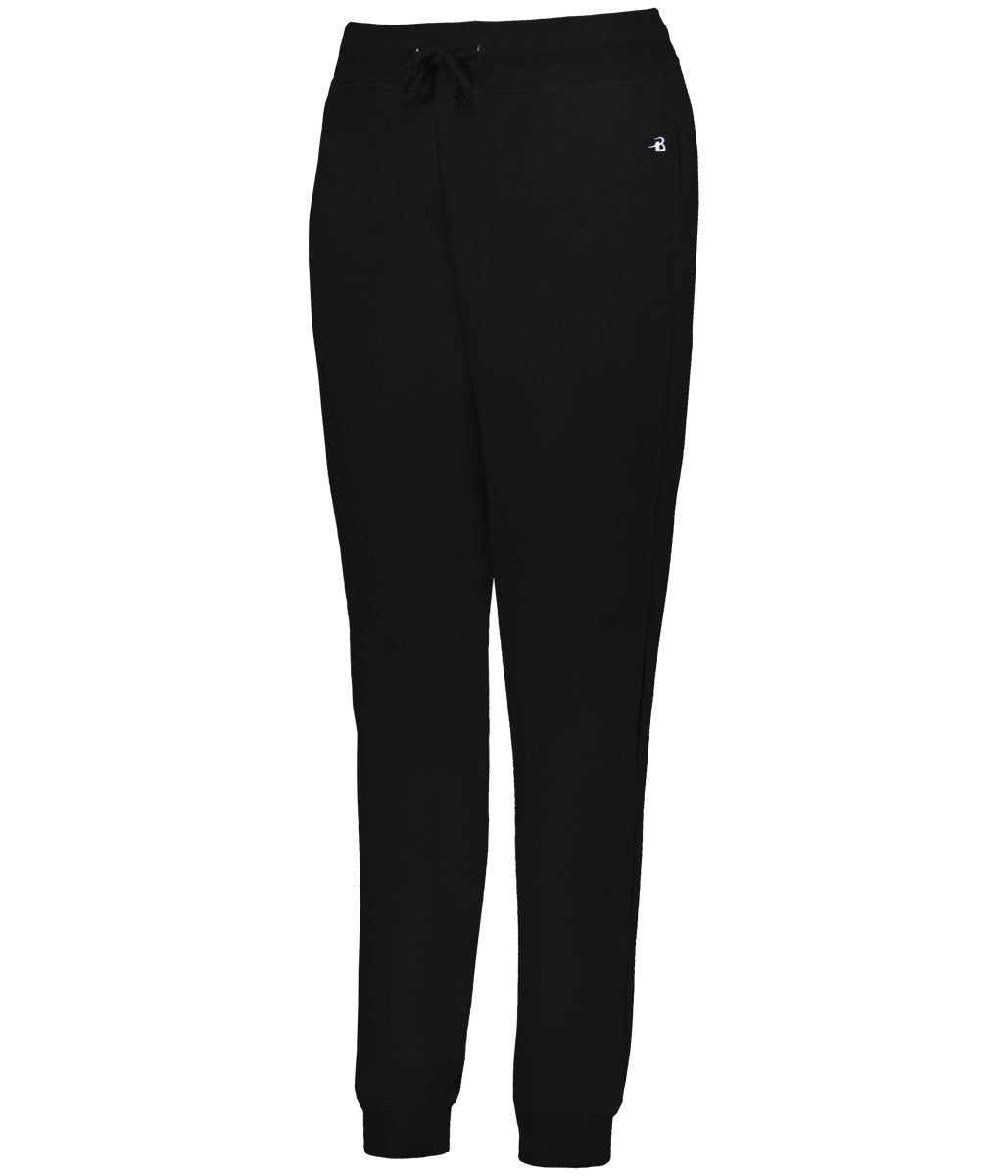 Augusta Sportswear Ladies Athletic Fleece Jogger Pant 121600 BLACK S