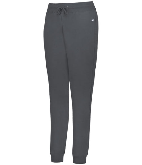 Augusta Sportswear Ladies Athletic Fleece Jogger Pant 121600 CHARCOAL (BA) S