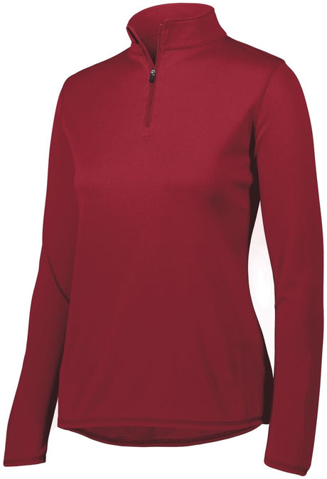 Augusta Sportswear Ladies Attain Wicking 1/4 Zip Pullover 2787 CARDINAL S