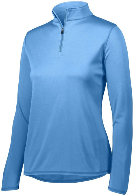 Augusta Sportswear Ladies Attain Wicking 1/4 Zip Pullover 2787 COLUMBIA BLUE S