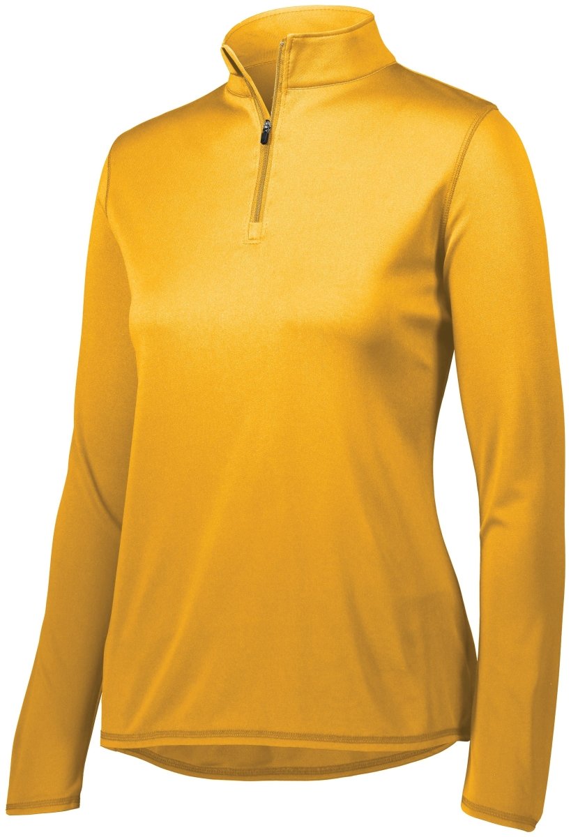 Augusta Sportswear Ladies Attain Wicking 1/4 Zip Pullover 2787 GOLD S