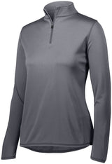 Augusta Sportswear Ladies Attain Wicking 1/4 Zip Pullover 2787 GRAPHITE S