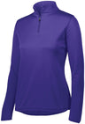 Augusta Sportswear Ladies Attain Wicking 1/4 Zip Pullover 2787 PURPLE S