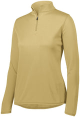 Augusta Sportswear Ladies Attain Wicking 1/4 Zip Pullover 2787 VEGAS GOLD S