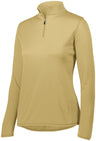 Augusta Sportswear Ladies Attain Wicking 1/4 Zip Pullover 2787 VEGAS GOLD S