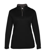 Augusta Sportswear LADIES B - CORE 1/4 ZIP PULLOVER 410300 BLACK/GRAPHITE (BA) S